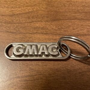 Vintage GMAC Metal Key Ring Numbered 6742793 Southfield MI